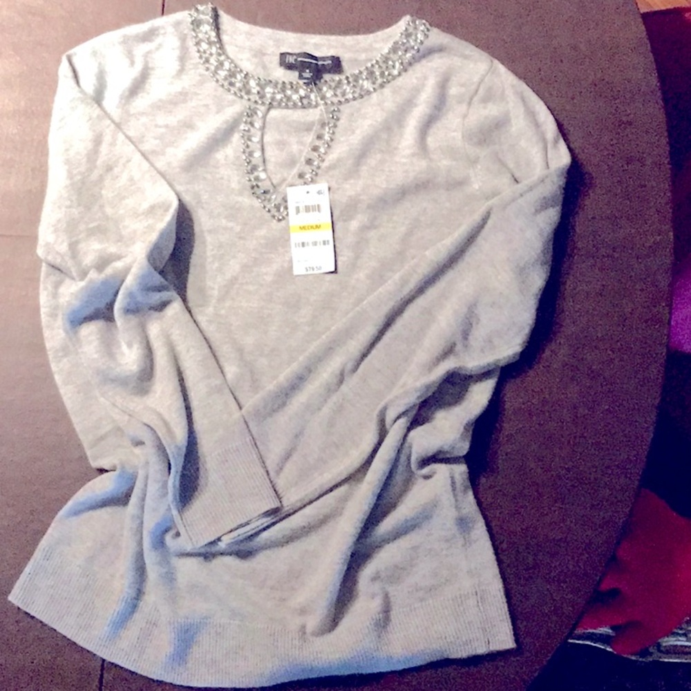 Dressy Grey INC Sweater